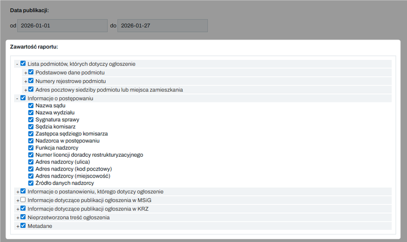 Zrzut 10 - Jak wyeksportować treść ogłoszeń do pliku