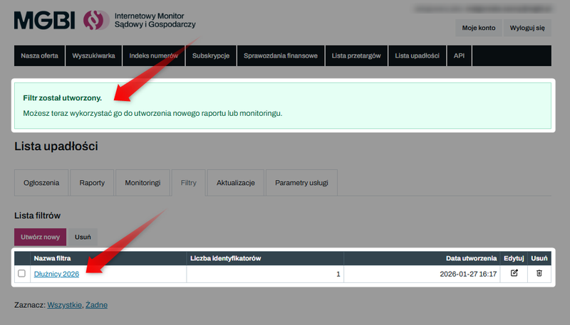 Zrzut 4 - Jak monitorować nowe ogłoszenia