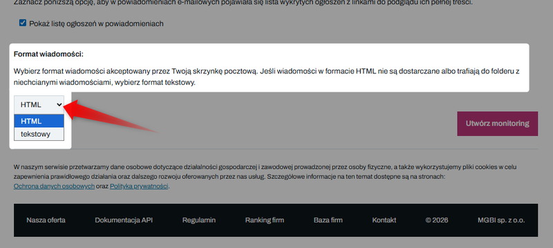 Zrzut 9 - Jak monitorować nowe ogłoszenia
