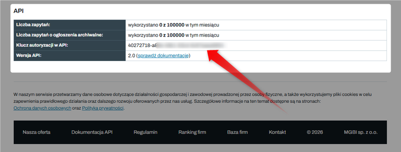 Zrzut 2 - Jak pobrać przez API treść ogłoszeń dłużnika