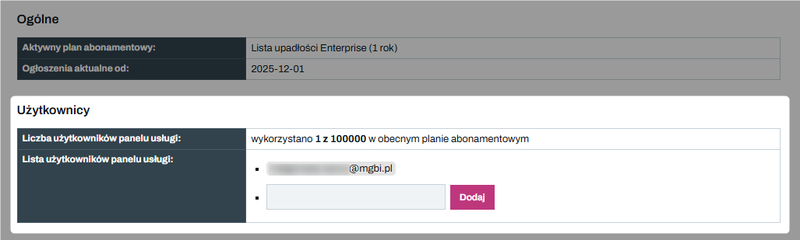 Zrzut 3  - Jak sprawdzić wykorzystanie limitów