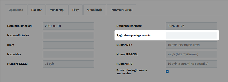 Zrzut 4 - Jak wyszukać ogłoszenia