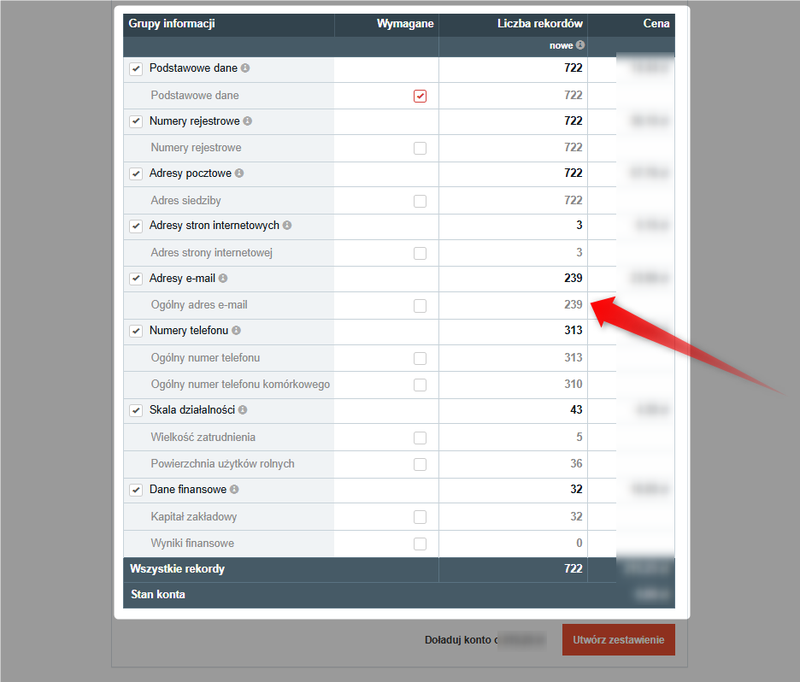 Zrzut 5 - Jak utworzyć zestawienie