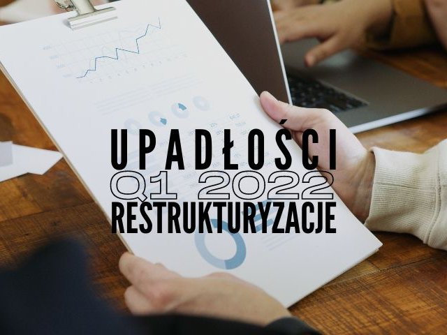 Upadłości i restrukturyzacje w I kwartale 2022 r. (MSiG, KRZ)